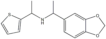 [1-(2H-1,3-benzodioxol-5-yl)ethyl][1-(thiophen-2-yl)ethyl]amine Struktur