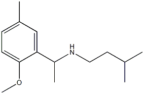 [1-(2-methoxy-5-methylphenyl)ethyl](3-methylbutyl)amine Struktur