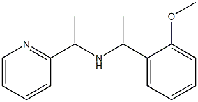 [1-(2-methoxyphenyl)ethyl][1-(pyridin-2-yl)ethyl]amine Struktur