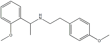 [1-(2-methoxyphenyl)ethyl][2-(4-methoxyphenyl)ethyl]amine Struktur