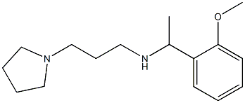 [1-(2-methoxyphenyl)ethyl][3-(pyrrolidin-1-yl)propyl]amine Struktur