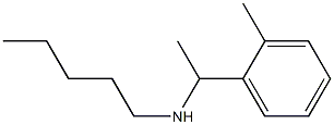 [1-(2-methylphenyl)ethyl](pentyl)amine Struktur