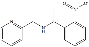 [1-(2-nitrophenyl)ethyl](pyridin-2-ylmethyl)amine Struktur