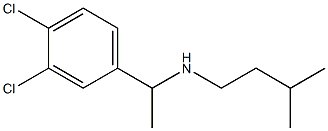 [1-(3,4-dichlorophenyl)ethyl](3-methylbutyl)amine Struktur