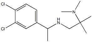 [1-(3,4-dichlorophenyl)ethyl][2-(dimethylamino)-2-methylpropyl]amine Struktur