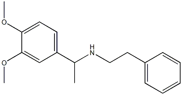 [1-(3,4-dimethoxyphenyl)ethyl](2-phenylethyl)amine Struktur