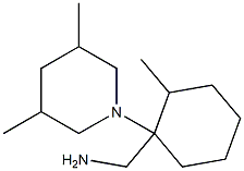 [1-(3,5-dimethylpiperidin-1-yl)-2-methylcyclohexyl]methanamine Struktur