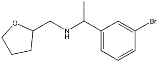 [1-(3-bromophenyl)ethyl](oxolan-2-ylmethyl)amine Struktur