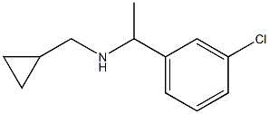 [1-(3-chlorophenyl)ethyl](cyclopropylmethyl)amine Struktur