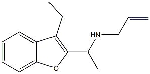 [1-(3-ethyl-1-benzofuran-2-yl)ethyl](prop-2-en-1-yl)amine Struktur