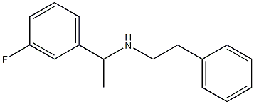 [1-(3-fluorophenyl)ethyl](2-phenylethyl)amine Struktur