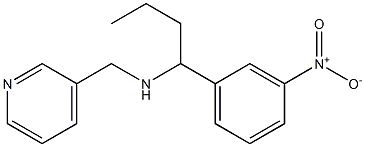 [1-(3-nitrophenyl)butyl](pyridin-3-ylmethyl)amine Struktur