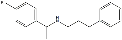 [1-(4-bromophenyl)ethyl](3-phenylpropyl)amine Struktur