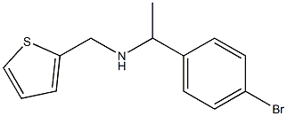 [1-(4-bromophenyl)ethyl](thiophen-2-ylmethyl)amine Struktur