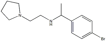 [1-(4-bromophenyl)ethyl][2-(pyrrolidin-1-yl)ethyl]amine Struktur