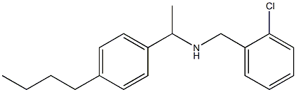 [1-(4-butylphenyl)ethyl][(2-chlorophenyl)methyl]amine Struktur