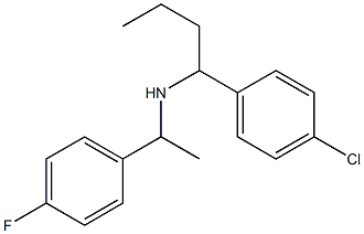 [1-(4-chlorophenyl)butyl][1-(4-fluorophenyl)ethyl]amine Struktur