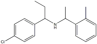 [1-(4-chlorophenyl)propyl][1-(2-methylphenyl)ethyl]amine Struktur