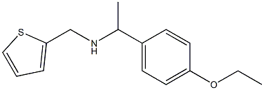 [1-(4-ethoxyphenyl)ethyl](thiophen-2-ylmethyl)amine Struktur