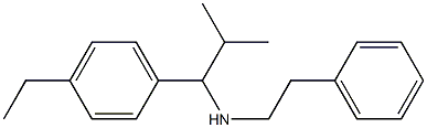 [1-(4-ethylphenyl)-2-methylpropyl](2-phenylethyl)amine Struktur