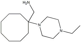 [1-(4-ethylpiperazin-1-yl)cyclooctyl]methylamine Struktur