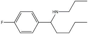 [1-(4-fluorophenyl)pentyl](propyl)amine Struktur