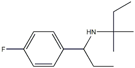 [1-(4-fluorophenyl)propyl](2-methylbutan-2-yl)amine Struktur