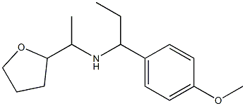 [1-(4-methoxyphenyl)propyl][1-(oxolan-2-yl)ethyl]amine Struktur