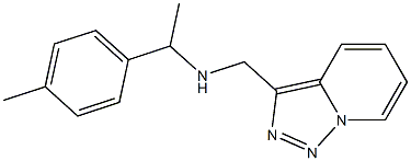 [1-(4-methylphenyl)ethyl]({[1,2,4]triazolo[3,4-a]pyridin-3-ylmethyl})amine Struktur