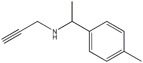 [1-(4-methylphenyl)ethyl](prop-2-yn-1-yl)amine Struktur