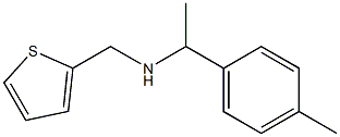 [1-(4-methylphenyl)ethyl](thiophen-2-ylmethyl)amine Struktur