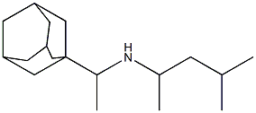 [1-(adamantan-1-yl)ethyl](4-methylpentan-2-yl)amine Struktur