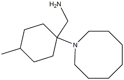 [1-(azocan-1-yl)-4-methylcyclohexyl]methanamine Struktur