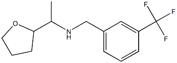 [1-(oxolan-2-yl)ethyl]({[3-(trifluoromethyl)phenyl]methyl})amine Struktur