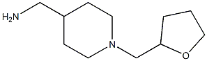 [1-(oxolan-2-ylmethyl)piperidin-4-yl]methanamine Struktur