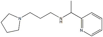 [1-(pyridin-2-yl)ethyl][3-(pyrrolidin-1-yl)propyl]amine Struktur