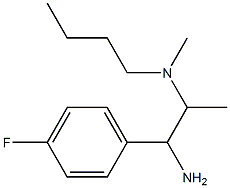 [1-amino-1-(4-fluorophenyl)propan-2-yl](butyl)methylamine Struktur