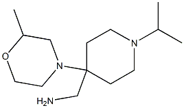 [1-isopropyl-4-(2-methylmorpholin-4-yl)piperidin-4-yl]methylamine Struktur