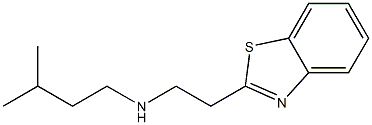 [2-(1,3-benzothiazol-2-yl)ethyl](3-methylbutyl)amine Struktur