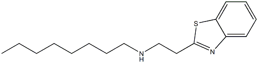 [2-(1,3-benzothiazol-2-yl)ethyl](octyl)amine Struktur