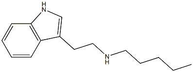 [2-(1H-indol-3-yl)ethyl](pentyl)amine Struktur