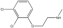 [2-(2,3-dichlorophenoxy)ethyl](methyl)amine Struktur