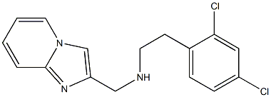 [2-(2,4-dichlorophenyl)ethyl]({imidazo[1,2-a]pyridin-2-ylmethyl})amine Struktur