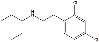 [2-(2,4-dichlorophenyl)ethyl](pentan-3-yl)amine Struktur