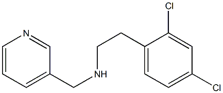 [2-(2,4-dichlorophenyl)ethyl](pyridin-3-ylmethyl)amine Struktur