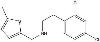 [2-(2,4-dichlorophenyl)ethyl][(5-methylthiophen-2-yl)methyl]amine Struktur