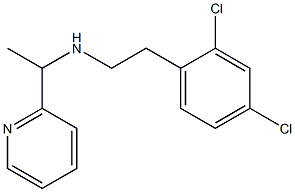 [2-(2,4-dichlorophenyl)ethyl][1-(pyridin-2-yl)ethyl]amine Struktur