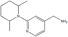 [2-(2,6-dimethylpiperidin-1-yl)pyridin-4-yl]methylamine Struktur