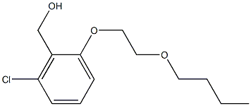 [2-(2-butoxyethoxy)-6-chlorophenyl]methanol Struktur