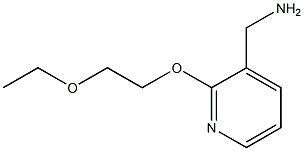 [2-(2-ethoxyethoxy)pyridin-3-yl]methanamine Struktur